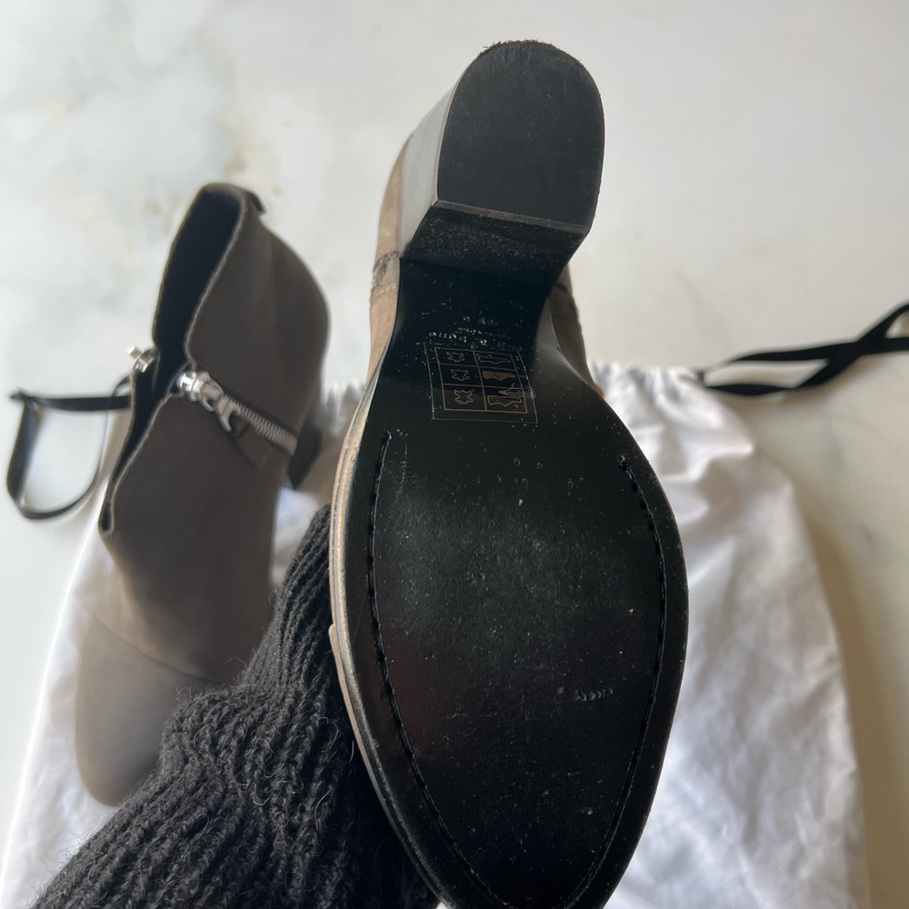 Rag And Bone Grey Suede Boot Size 39.5 - image 4